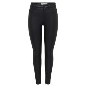 JACQUELINE de YONG JDYNEWTHUNDER COATED PANT BLACK