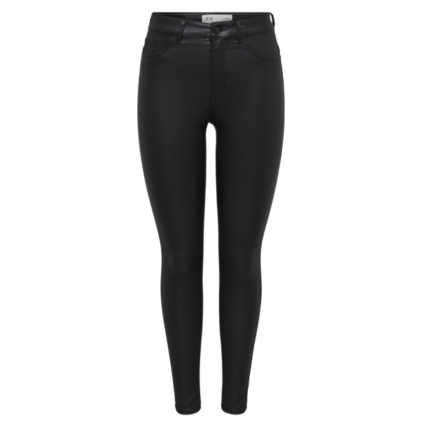 JACQUELINE de YONG JDYNEWTHUNDER COATED PANT BLACK