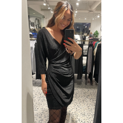 SHIMMER DRESS BLACK 