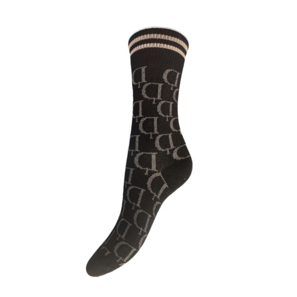 G.E.M.S "D" SOCKS BLACK/BROWN 