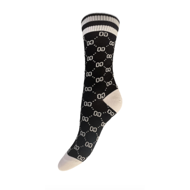 G.E.M.S GO SOCKS BLACK/WHITE 