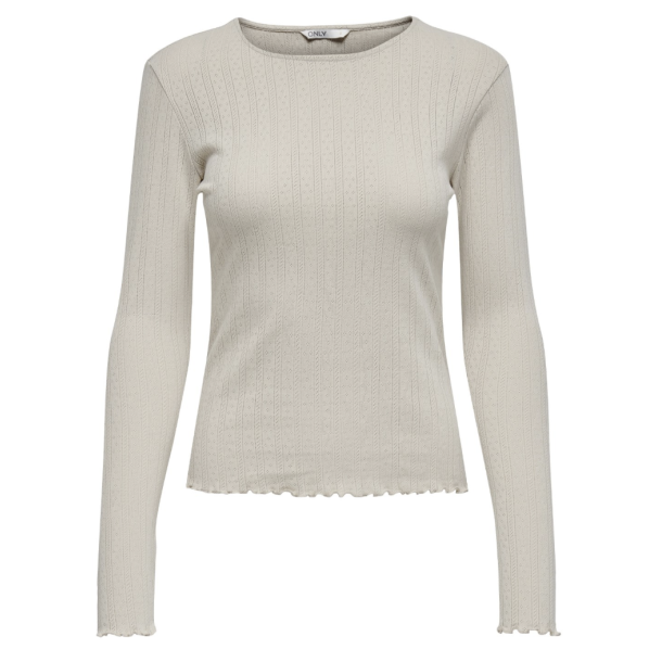 ONLY ONLCARLOTTA L/S TOP SAND 