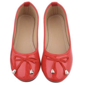 PARIS CHERRY BALLERINA SHINY RED