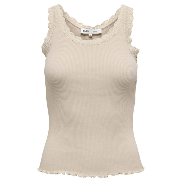 ONLY ONLSHARAI LACE TANK TOP SAND