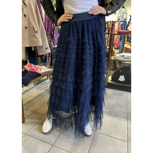 SOMMERSTEDT TULLE SKIRT NAVY 