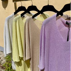 SOMMERSTEDT HAVANNA LIGHT BLOUSE SILVER 