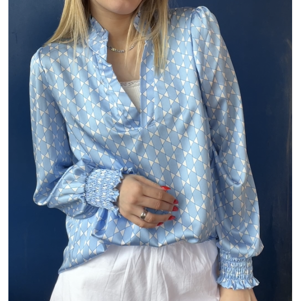 SOMMERSTEDT BELLA BLOUSE BLUE