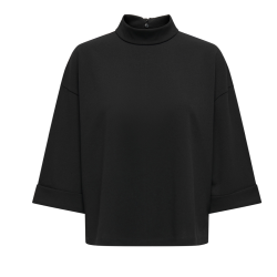 JACQUELINE de YONG JDYGEGGO HIGHNECK TOP BLACK