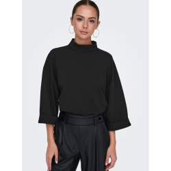 JACQUELINE de YONG JDYGEGGO HIGHNECK TOP BLACK