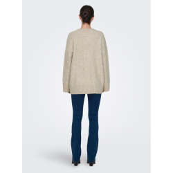 JACQUELINE de YONG JDYSILJA LONG PULLOVER SAND 