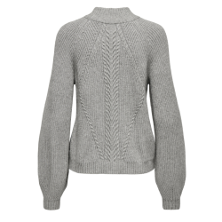 ONLY ONLKATIA HIGHNECK KNIT M.GREY 