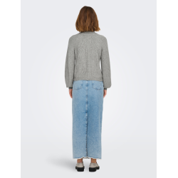 ONLY ONLKATIA HIGHNECK KNIT M.GREY 