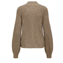 ONLY ONLKATIA HIGHNECK KNIT BROWN 