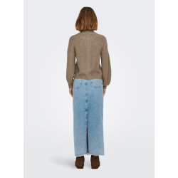 ONLY ONLKATIA HIGHNECK KNIT BROWN 