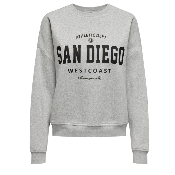 ONLY ONLSWEAT STATE L.GREY