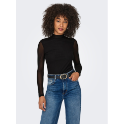 ONLY ONLERICA MESH TOP BLACK 