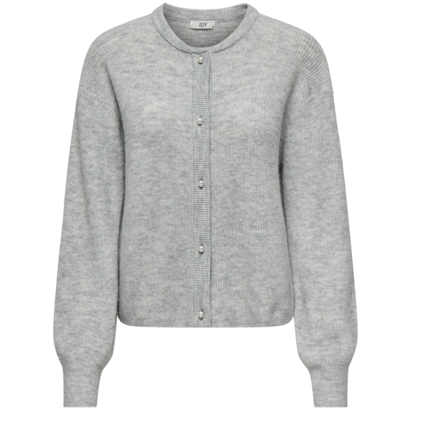 JACQUELINE de YONG JDYLUMI BUTTON CARDIGAN M.GREY 