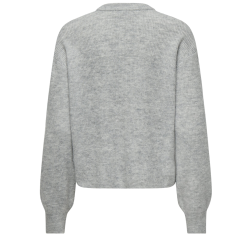 JACQUELINE de YONG JDYLUMI BUTTON CARDIGAN M.GREY 