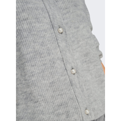 JACQUELINE de YONG JDYLUMI BUTTON CARDIGAN M.GREY 