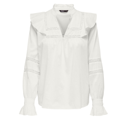ONLY ONLJULIA BLOUSE WHITE 