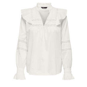 ONLY ONLJULIA BLOUSE WHITE 