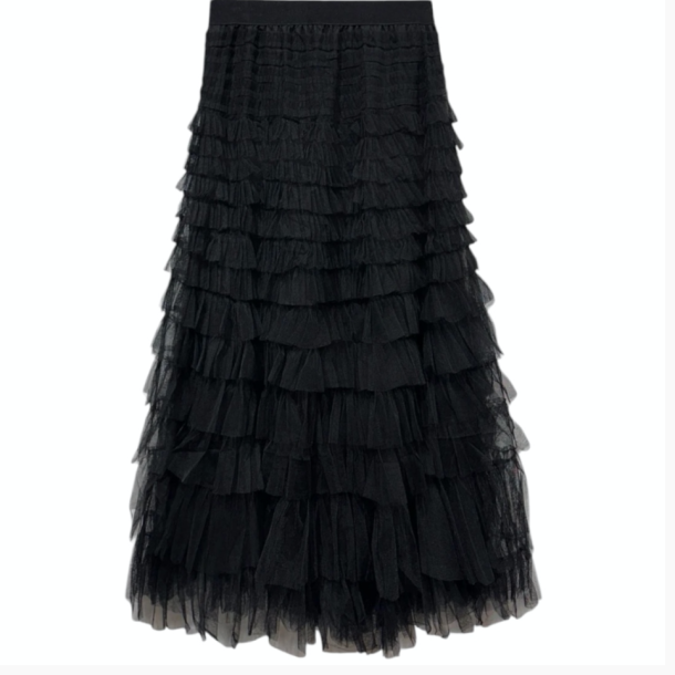 SOMMERSTEDT TULLE SKIRT BLACK 