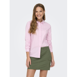 JACQUELINE de YONG JDYMIO SHIRT PINK/WHITE