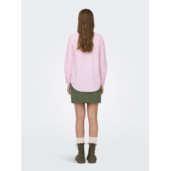 JACQUELINE de YONG JDYMIO SHIRT PINK/WHITE