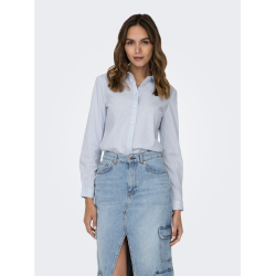 JACQUELINE de YONG JDYMIO SHIRT BLUE/WHITE