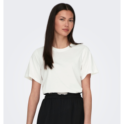 JACQUELINE de YONG JDYPISA T-SHIRT WHITE
