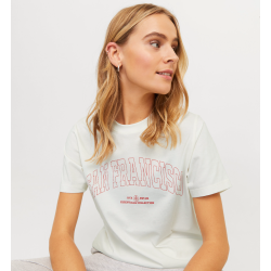 JJXX JXMERLE REG TEE VANILLA