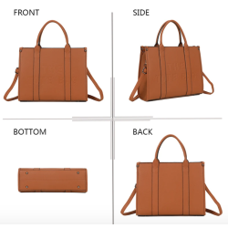 ELIN TOTE BAG LARGE COGNAC