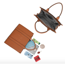 ELIN TOTE BAG LARGE COGNAC