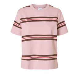 SELECTED FEMME SLFBOXY-LUMA TEE MAUVE 