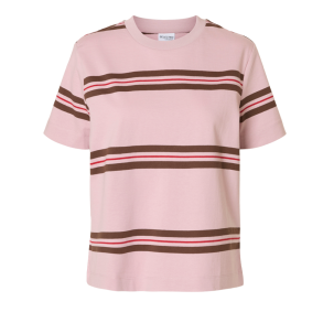 SELECTED FEMME SLFBOXY-LUMA TEE MAUVE 