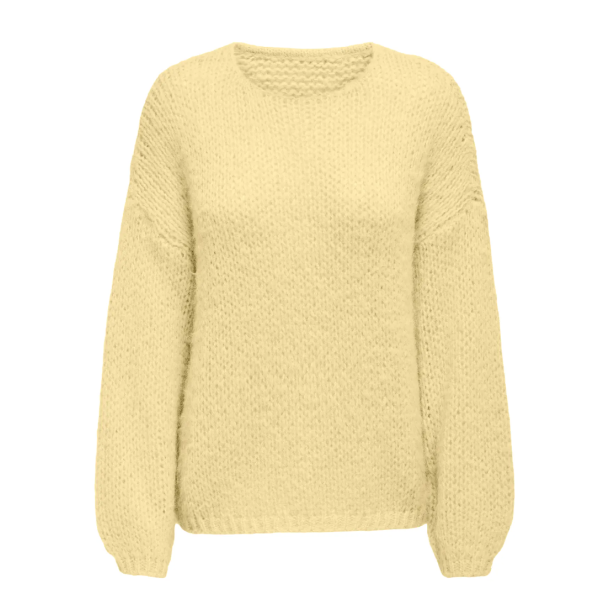 ONLY ONLNORDIC O-NECK KNIT YELLOW