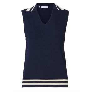 SELECTED FEMME SLFCALO KNIT VEST NAVY