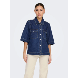 ONLY ONLBELLE SHIRT DNM D.BLUE