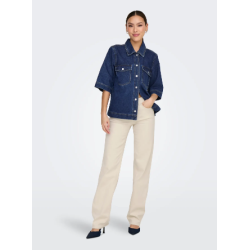 ONLY ONLBELLE SHIRT DNM D.BLUE