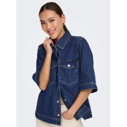 ONLY ONLBELLE SHIRT DNM D.BLUE