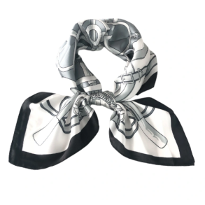 SOMMERSTEDT LIA SILKELOOK TRKLDE BLACK/WHITE