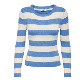 JACQUELINE de YONG JDYPLUM PULLOVER BLUE/EGGNOG