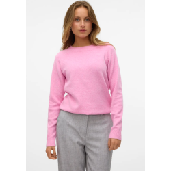 VERO MODA VMDOFFY O-NECK BLOUSE FUCHSIA