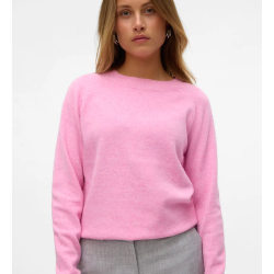 VERO MODA VMDOFFY O-NECK BLOUSE FUCHSIA