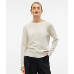 VERO MODA VMDOFFY O-NECK BLOUSE BIRCH