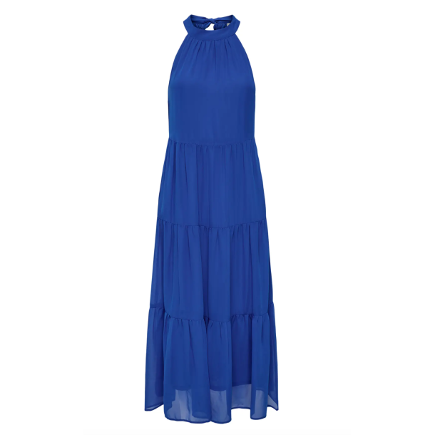 ONLY ONLPETRA HALTER NECK DRESS BLUE