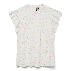 VERO MODA VMTRINE LACE TOP WHITE/PINK