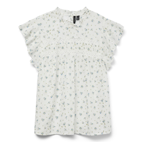 VERO MODA VMTRINE LACE TOP WHITE/BLUE