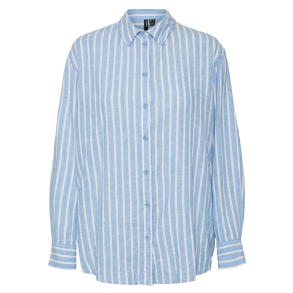 VERO MODA VMLINN SHIRT BLUE/WHITE 