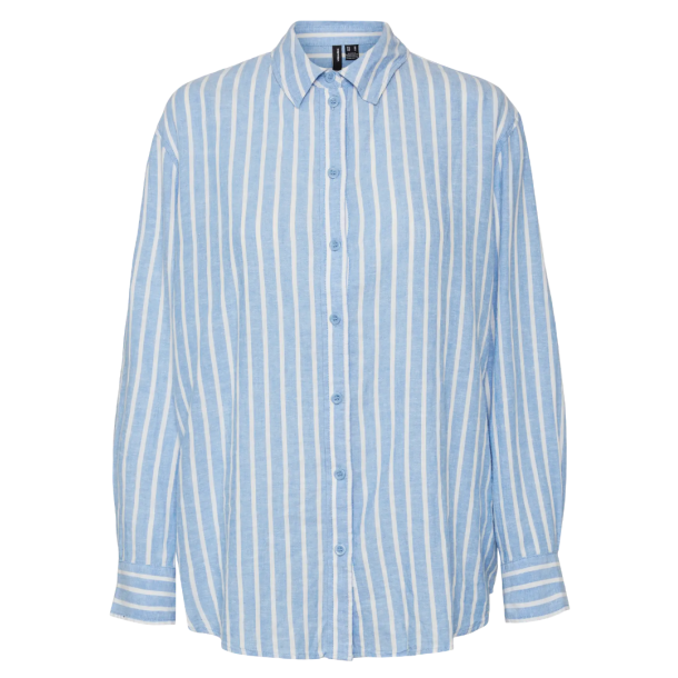 VERO MODA VMLINN SHIRT BLUE/WHITE
